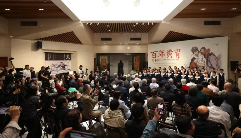 紀念黃胄先生誕辰一 百周年大型回顧展在京開幕