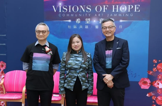 香港靈實辦藝術同樂日 跨界別50人合力完成畫作凝聚社區力量