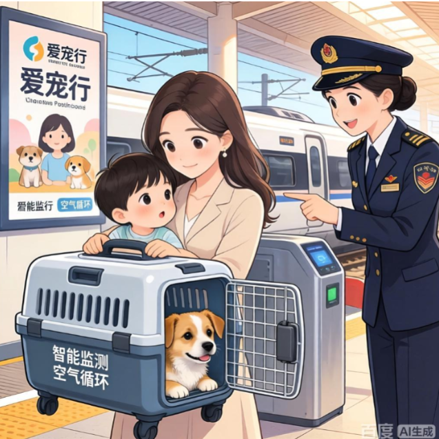 中國高鐵推出“愛寵行”服務 帶寵物旅行不再愁‌