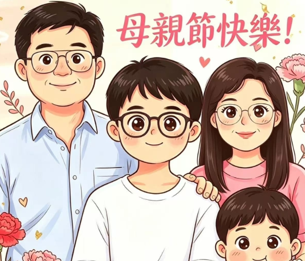 李家超：祝天下媽媽母親節快樂！
