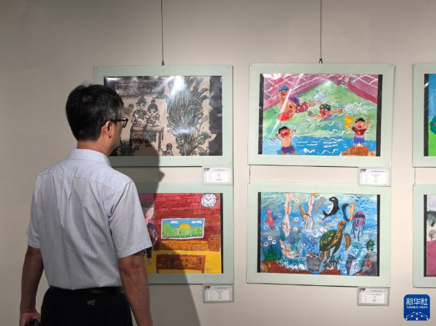 以“信”為媒　兩岸少兒美術作品在台北展出